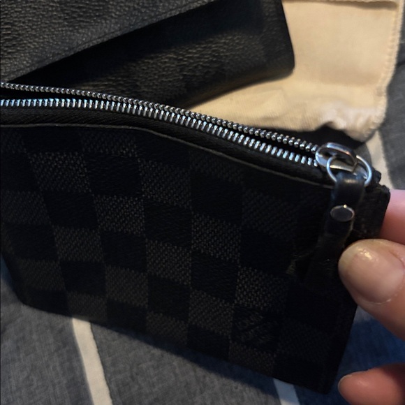 Louis Vuitton graphite portefeuille wallet with coin purse - Picture 8 of 9